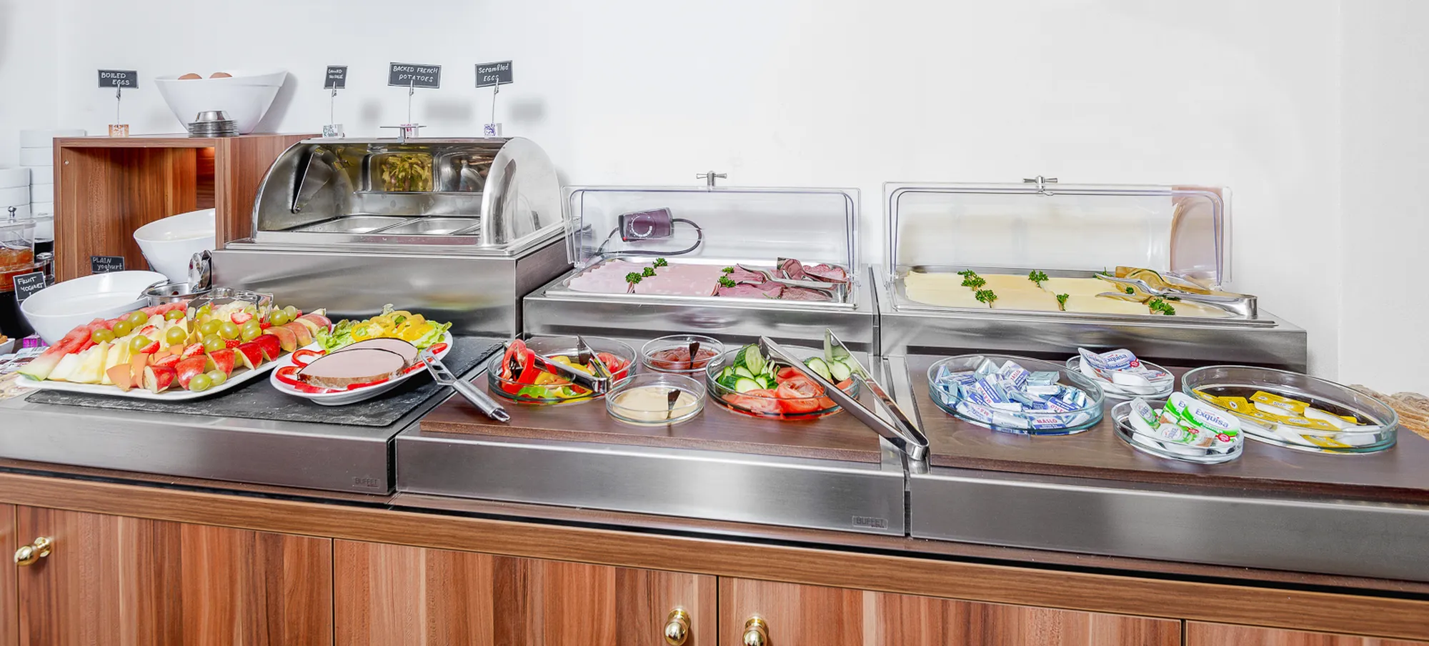 Breakfast buffet at Boutique Hotel Green Lobster